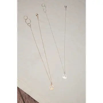 Mtn Charm Necklace- Gold