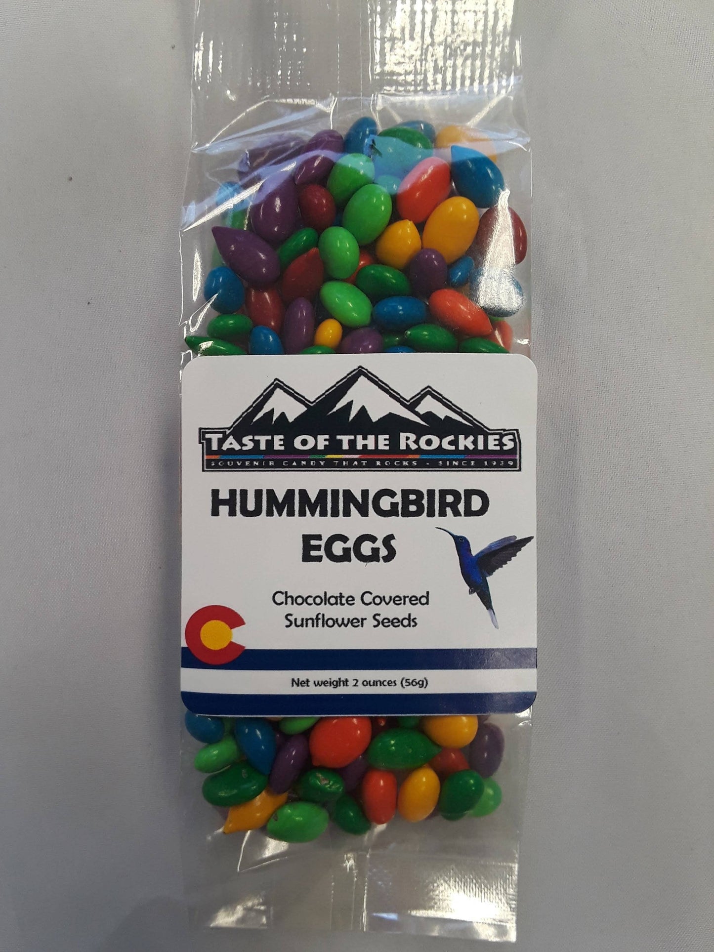 Hummingbird Eggs – Vibrant Chocolate Sunflower Seeds: 2oz