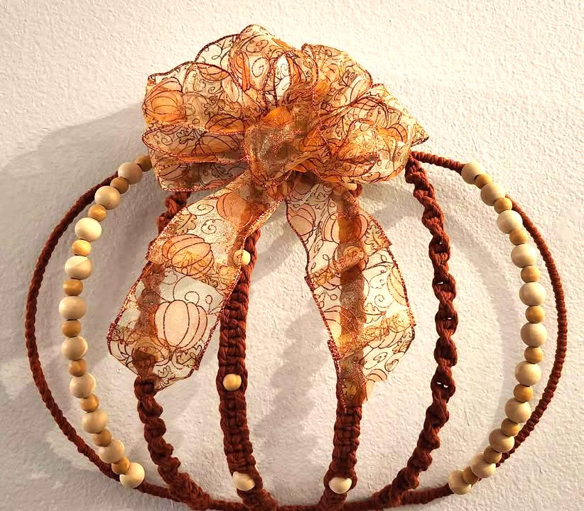 Sept 20- Fall Pumpkin Macrame Class