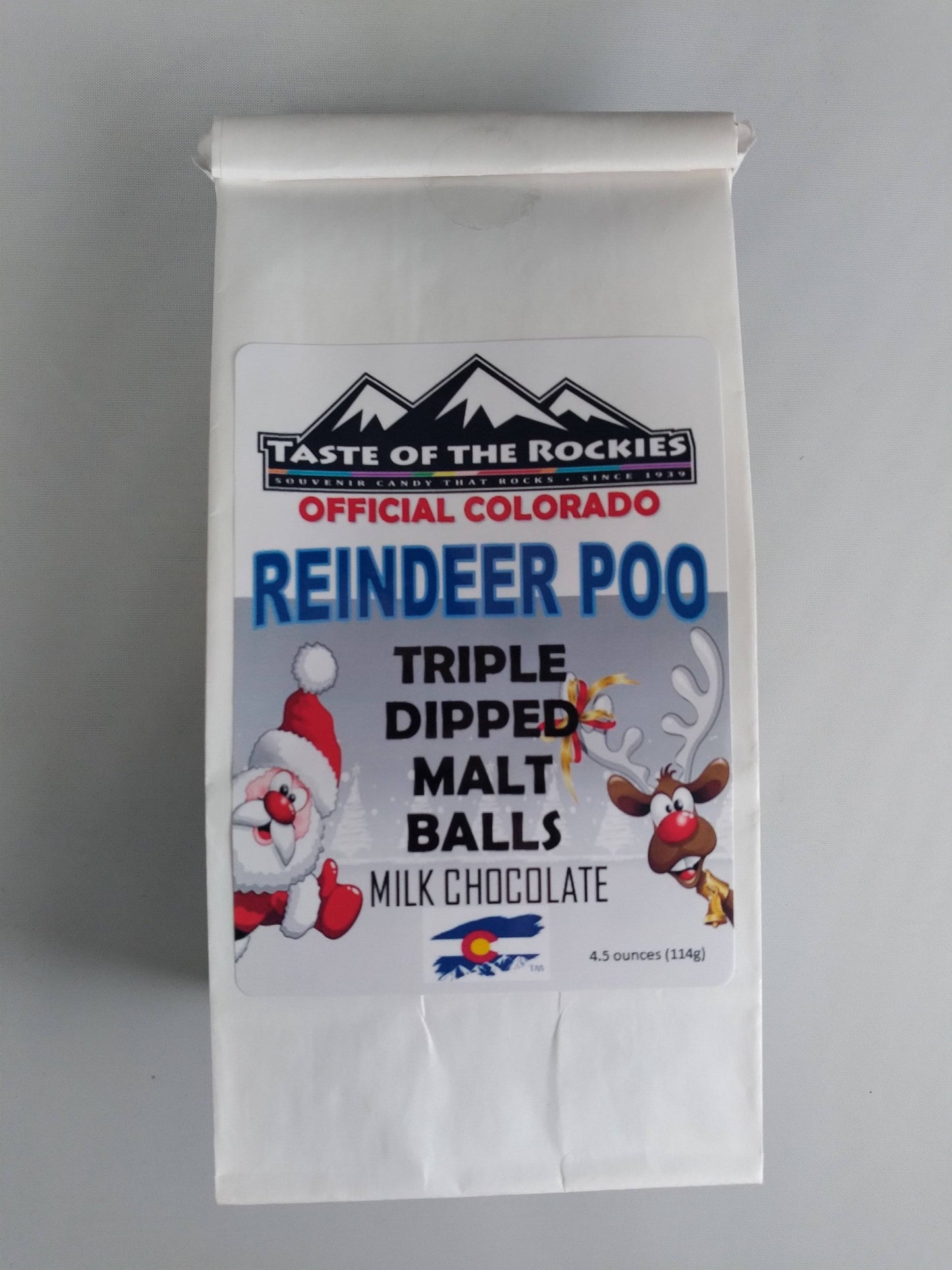 Reindeer Poo - Milk Chocolate Malt Balls: 4.5oz