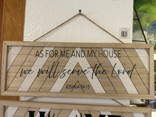 Serve the Lord Sign