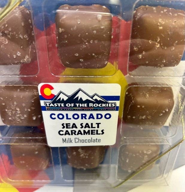 Sea Salt Caramels – Chocolate-Dipped with Colorado Pride: Milk Chocolate Sea Salt Caramels