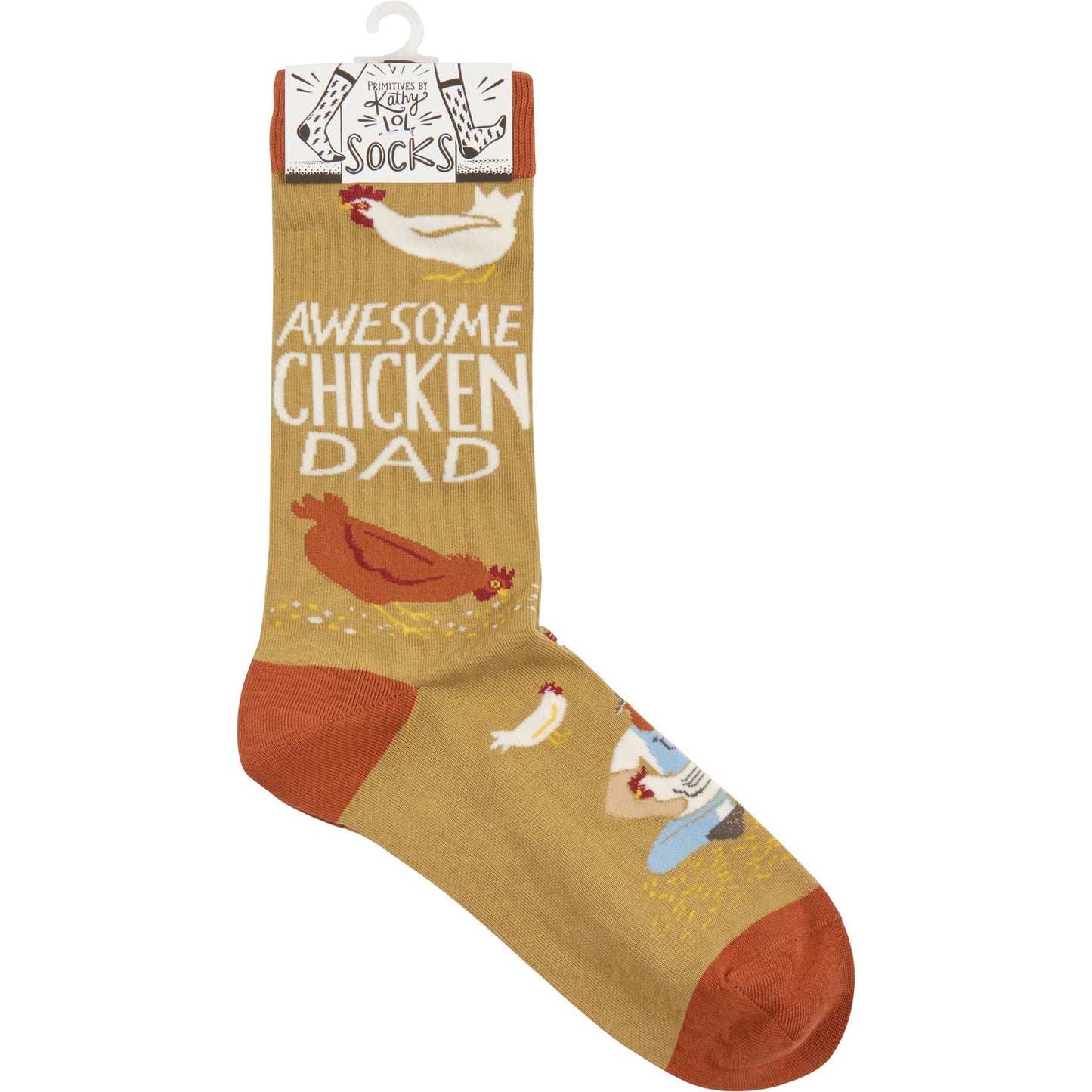 Awesome Chicken Dad Socks