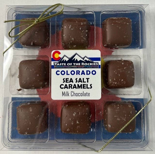 Sea Salt Caramels – Chocolate-Dipped with Colorado Pride: Milk Chocolate Sea Salt Caramels