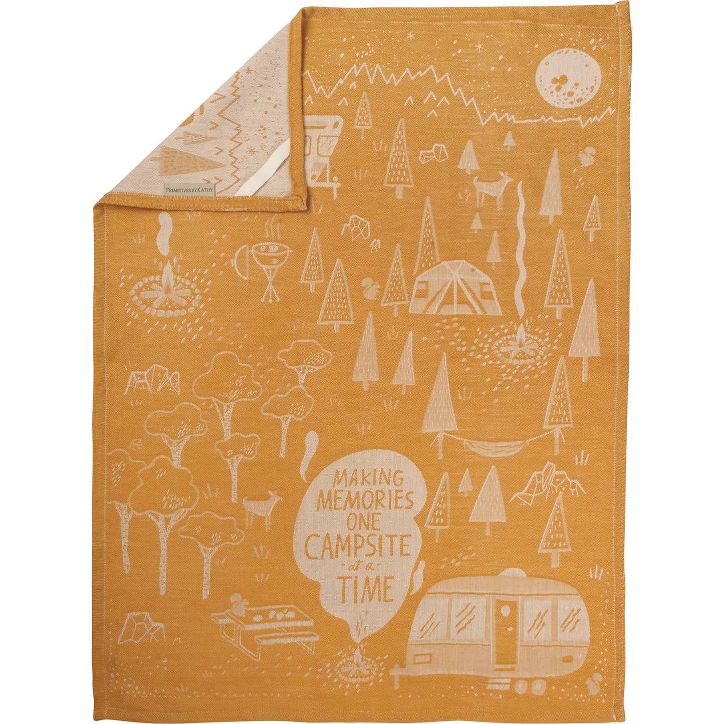 One Campsite At A Time Kitchen Towel