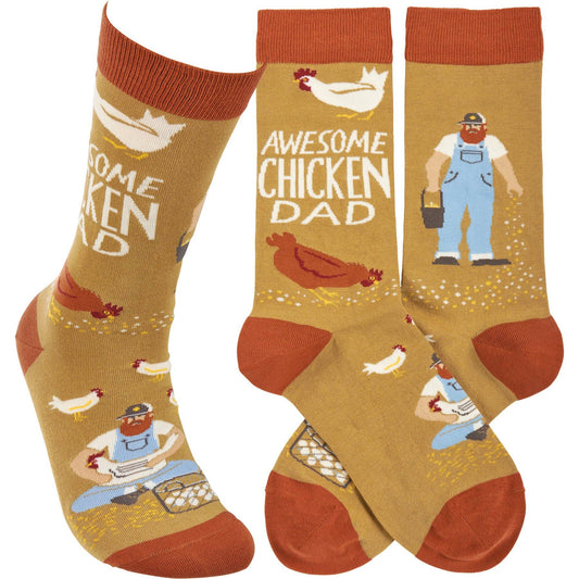 Awesome Chicken Dad Socks
