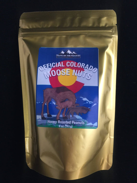 Official Colorado Moose Nuts – Honey Roasted Peanuts: 4oz