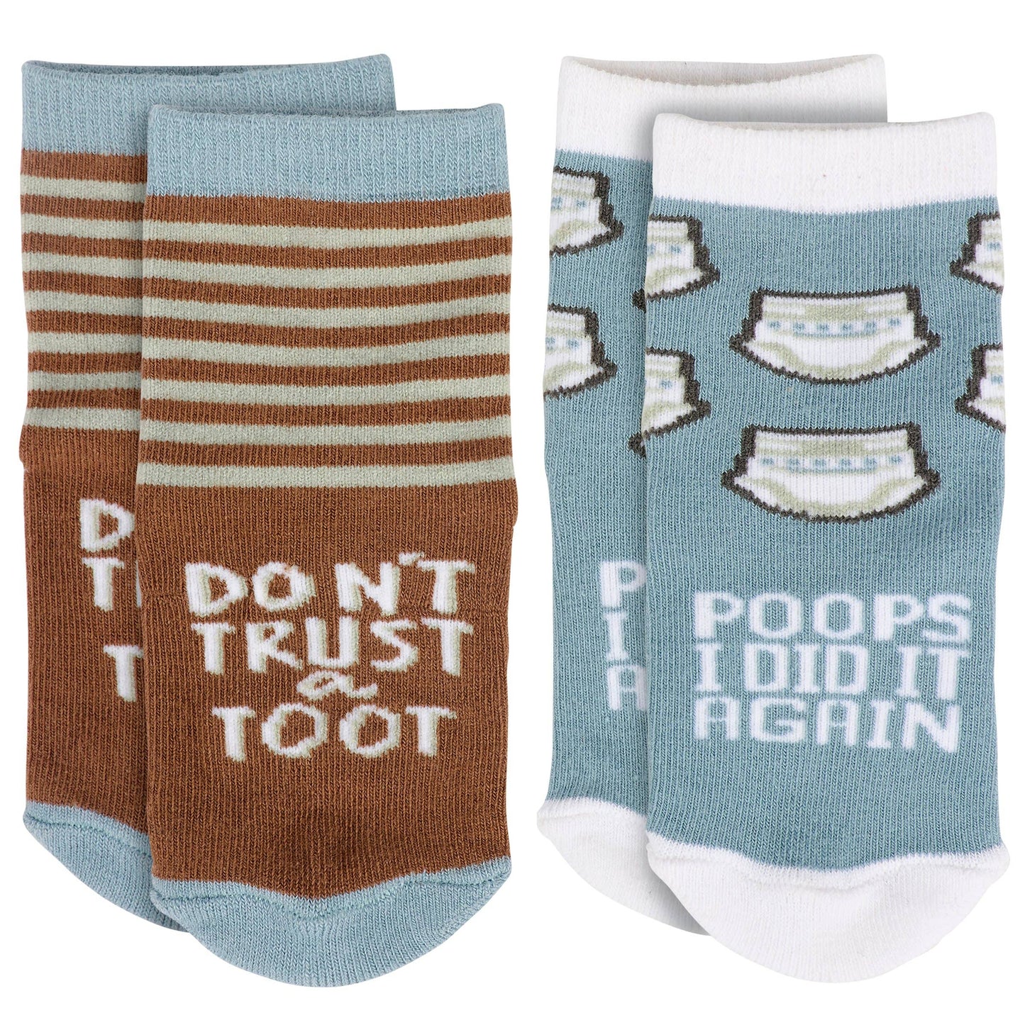 Poops I Did It Again Baby Sock Set