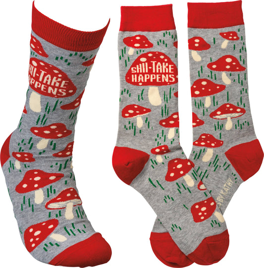 Shiitake Happens Socks