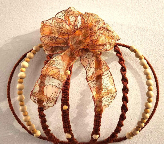Sept 20- Fall Pumpkin Macrame Class