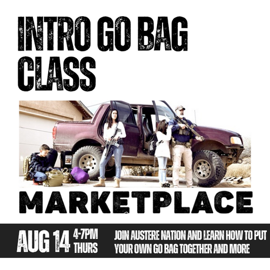 Intro Go Bag Class - Sept 10
