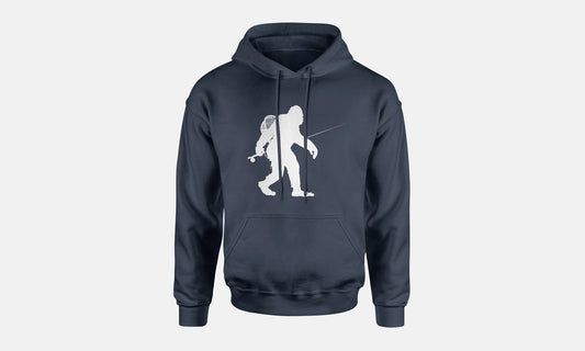 Sasquatch Fly Fish Hoodie Blue